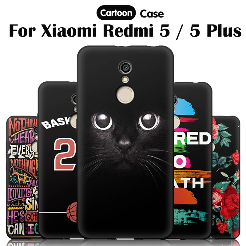 JURCHEN чехол для телефона для Xiaomi Redmi 5 5 Plus чехол Мягкая силиконовая задняя крышка для Xiaomi Redmi 5 Plus чехол Xiomi Redmi5 5 Plus милый