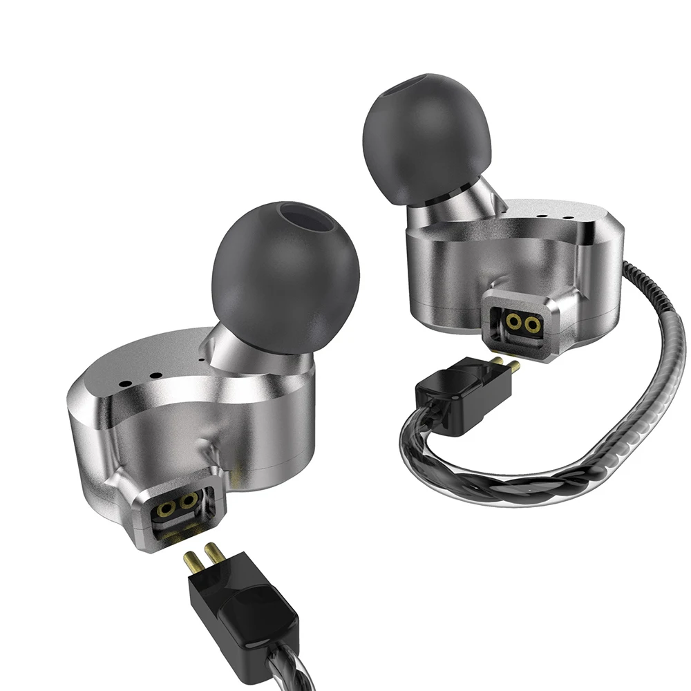 BQEYZ KB1 Гибридный привод в ухо наушник 1BA+ 2DD 2Pin съемный 0,78 мм металлический HIFI гарнитура монитор DJ бег спортивный наушник