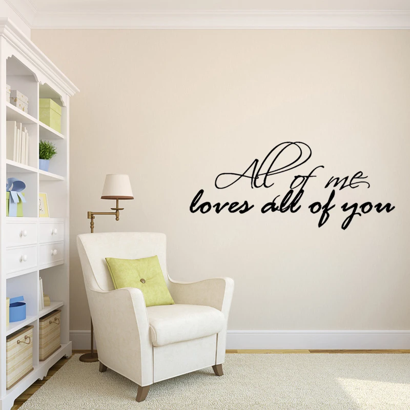 

Vinyl Love Proverbs DIY Wall Stickers Living Room Bedroom Kids Room Home Decorative Waterproof Wallpapers JG1245