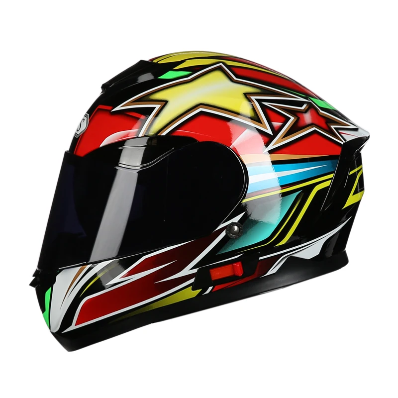 АИС Capacetes de Motociclista мотоциклетный шлем с двойным щитком полное лицо мотоцикл для мужчин гонки Casque Moto Casco Kask - Цвет: b2