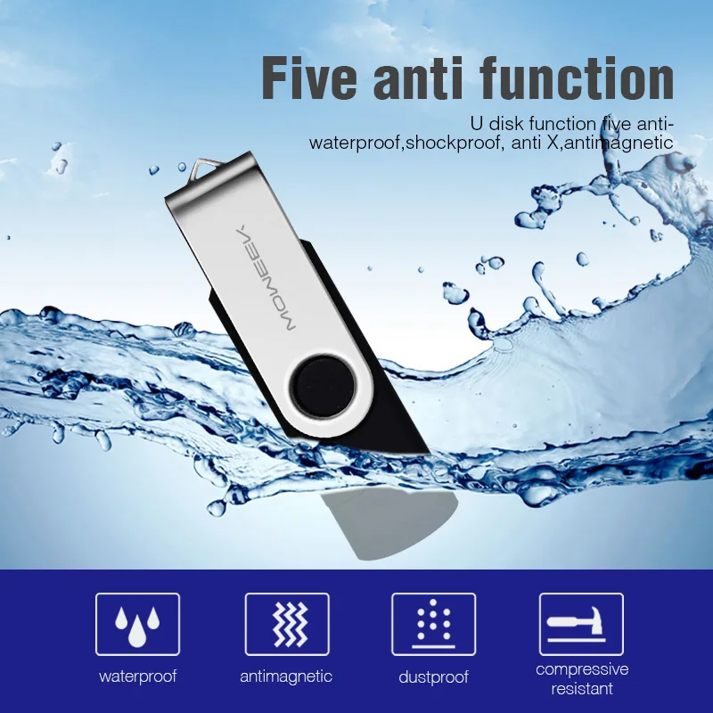 Usb флеш накопитель Moweek otg 4 ГБ 8 16 32 64 для мобильного телефона android usb 2 0 карта памяти