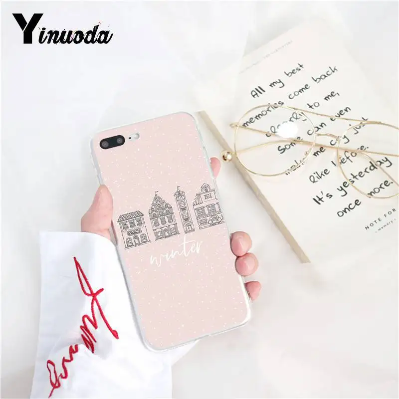 Yinuoda розовый дорожный Чехол для iPhone8 7 6 6splus 5 5S SE XR X XSMAX 10 11 11pro 11promax|Бамперы| |