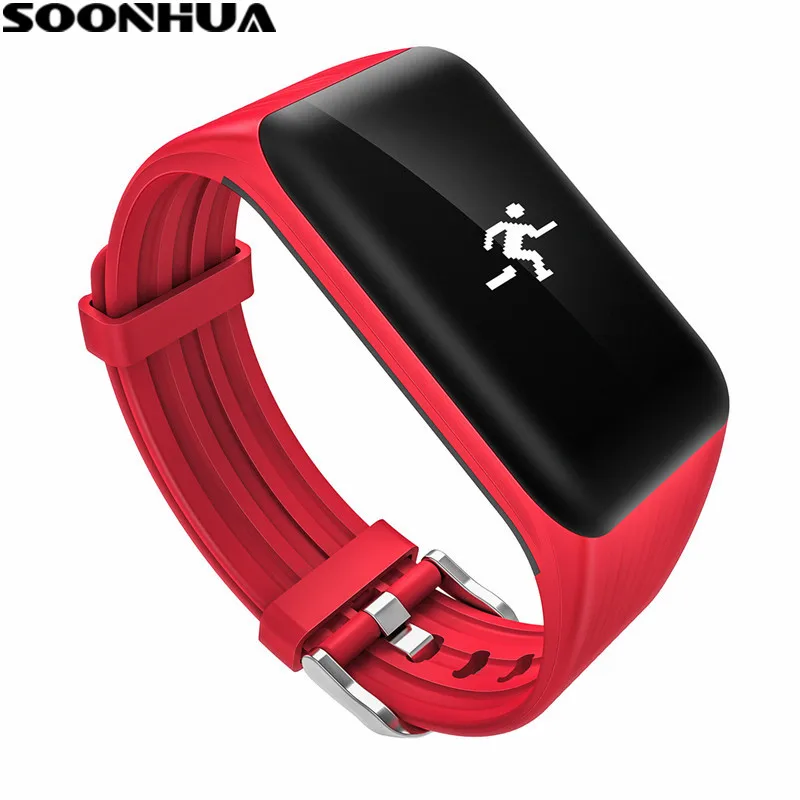 Смарт браслет SOONHUA K1 0 66 ''OLED монитор сердечного ритма во время сна часы Шагомер