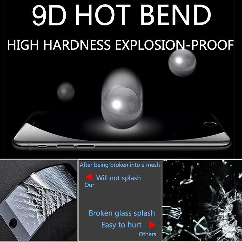Изогнутое закаленное стекло 9D для Huawei Honor 8 s защита экрана защитная пленка huawei honor