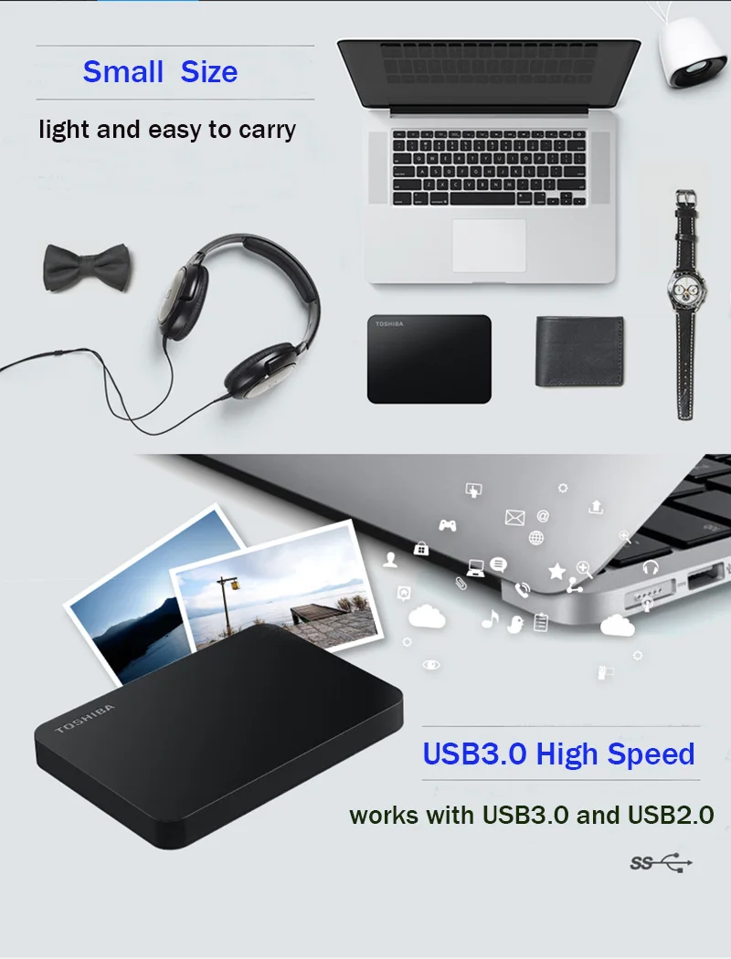Жесткий Диск Toshiba Портативный 1 ТБ 2 ТБ 3 ТБ HDD внешний жесткий диск 1 ТБ Disco Duro жесткий диск Externo USB3.0 HDD 2,5 жесткий диск