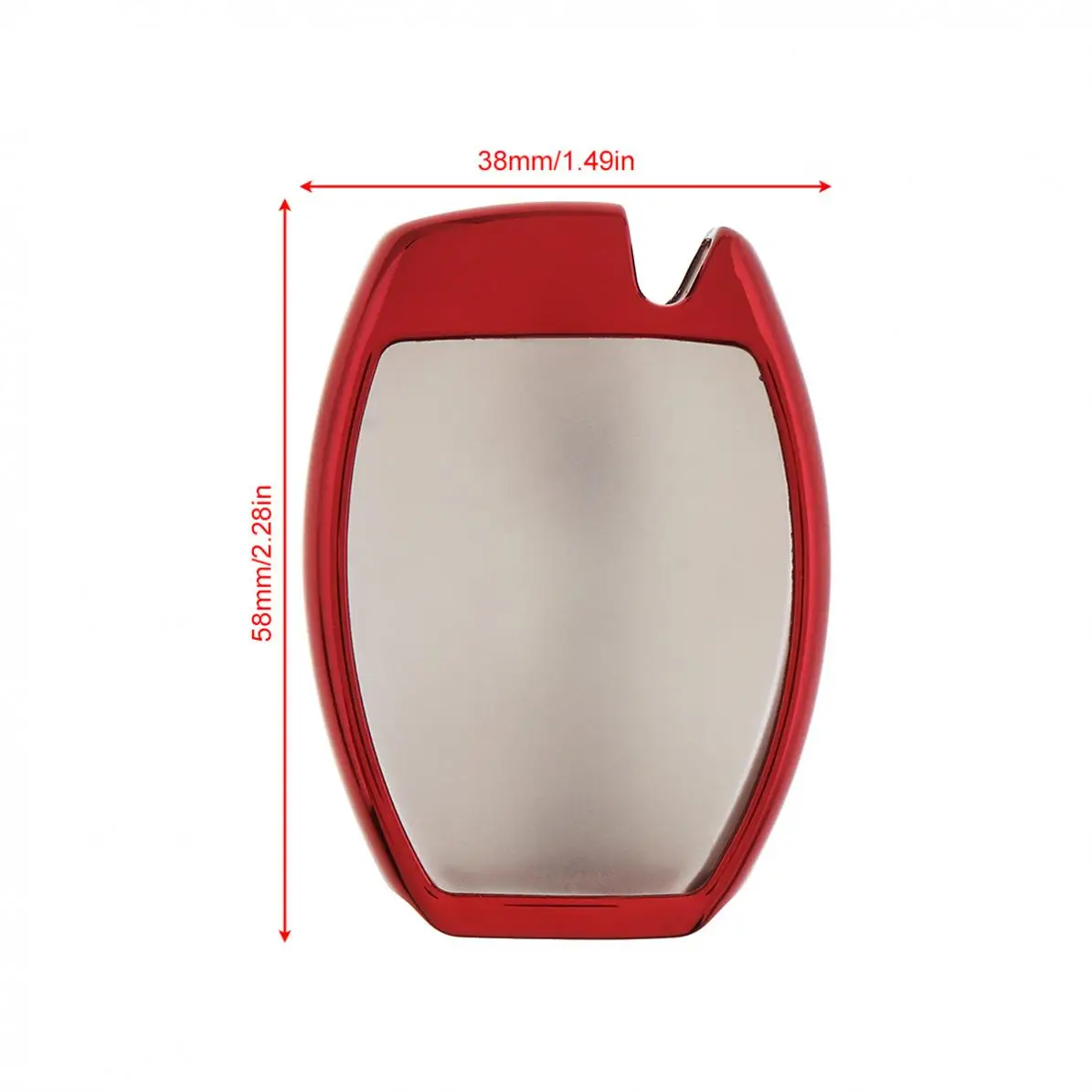 Чехол для автомобильного ключа из ТПУ с прямой пластиной 3 цвета защитный чехол