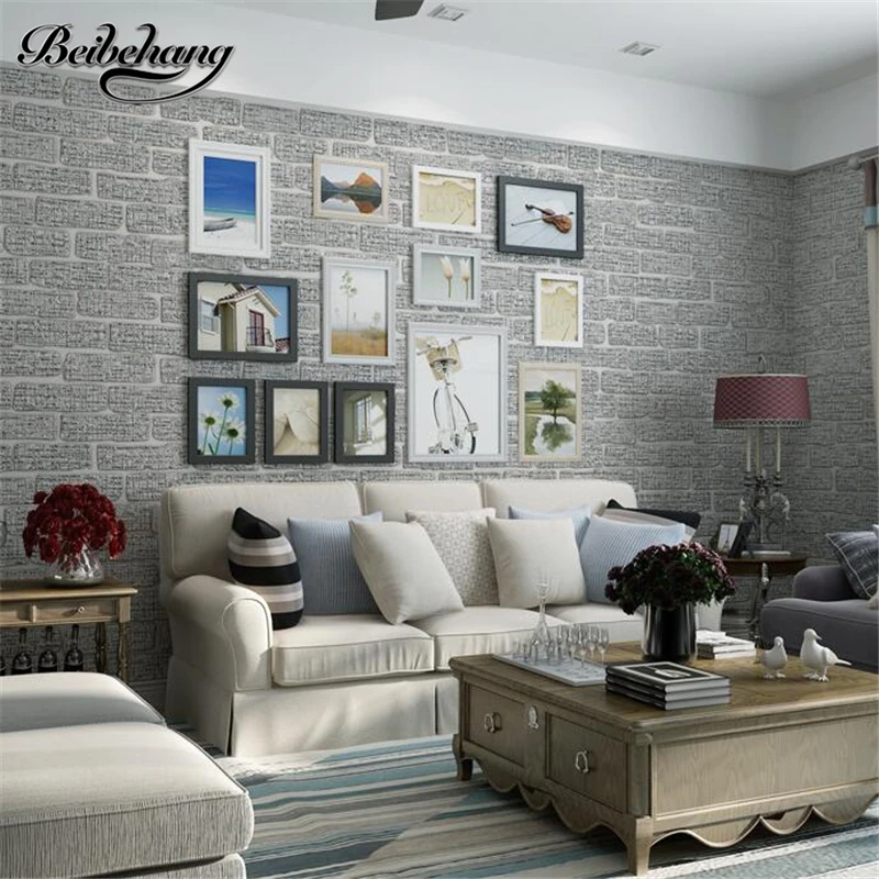 Высококачественный современный простой китайский кирпич нетканый фон для