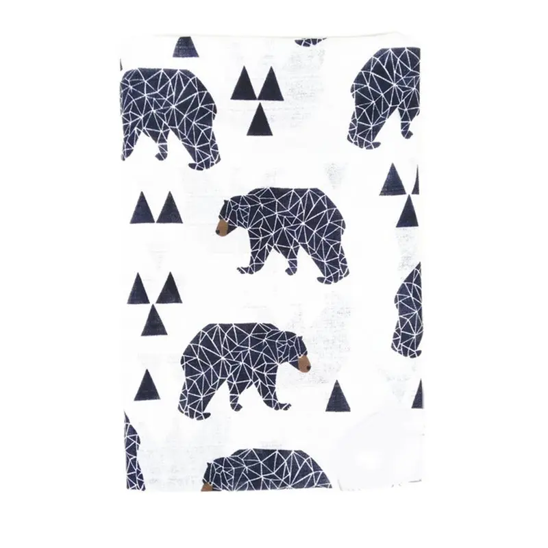 Хлопковое детское Пеленальное Одеяло муслин для новорожденных мягкое одеяло