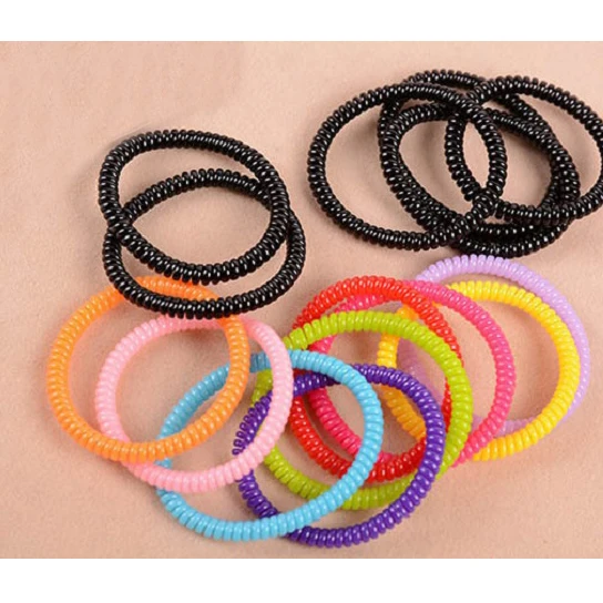 Шпилька для волос с резинкой, имеющая дизайн телефонного провода, для женщин и девочек, аксессуар для волос, держатель для головного убора, в форме гусеницы.