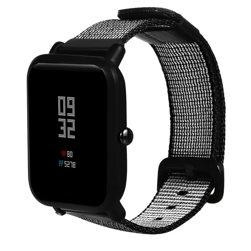 Ремешок нейлоновый 20 мм для Xiaomi Huami Amazfit Bip Youth For Garmin vivoactive3|Смарт-аксессуары| |