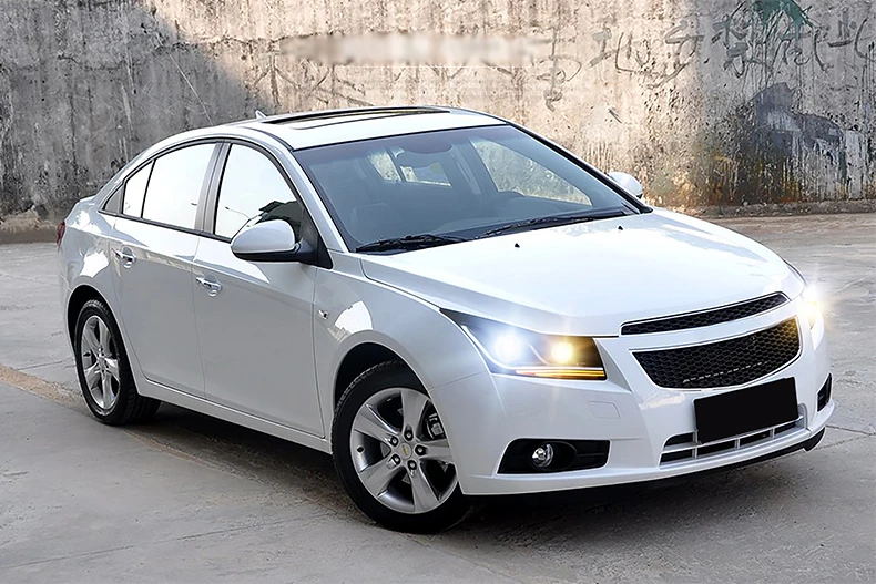 Ownsun Eagle Eyes светодиодный DRL Bi-xenon проектор линзы фары для Chevrolet Cruze 2009