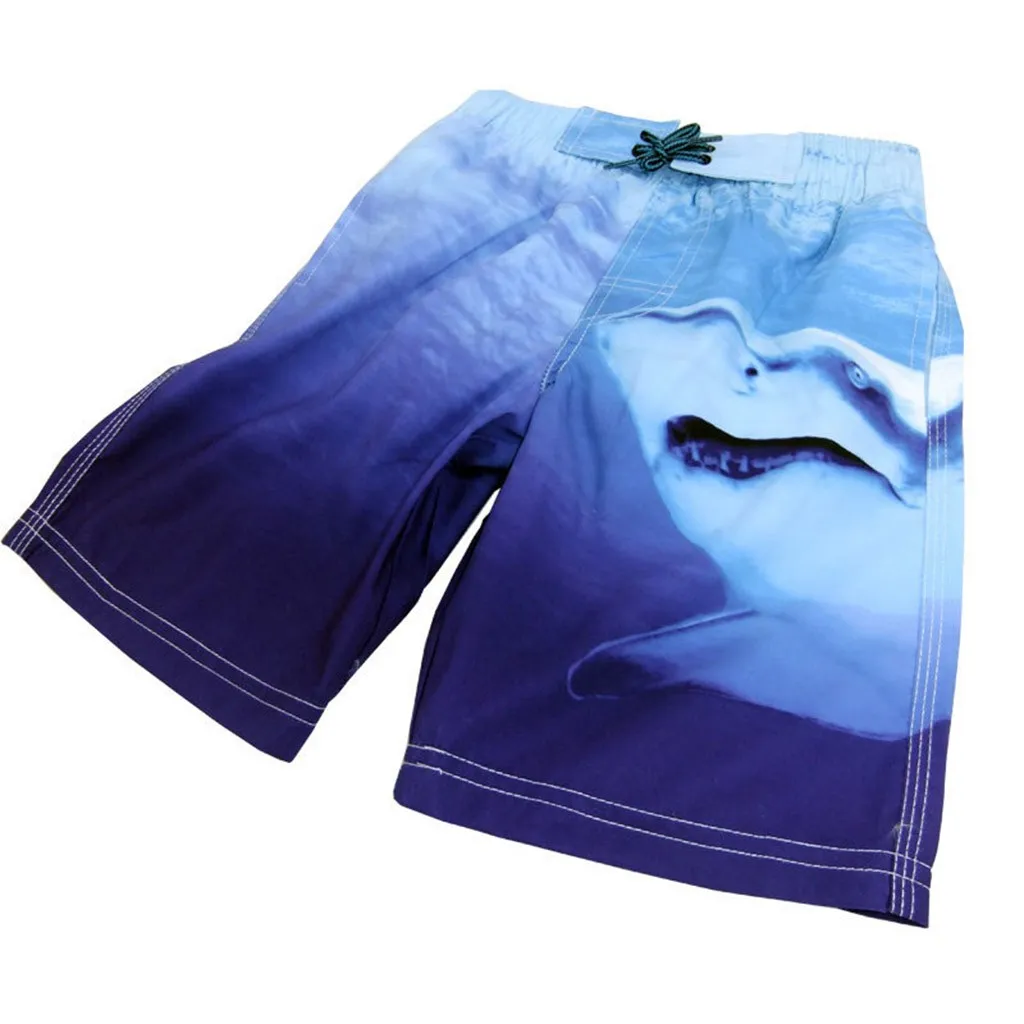 SAGACE шорты однотонные для малышей одежда мальчиков с принтом акулы летние