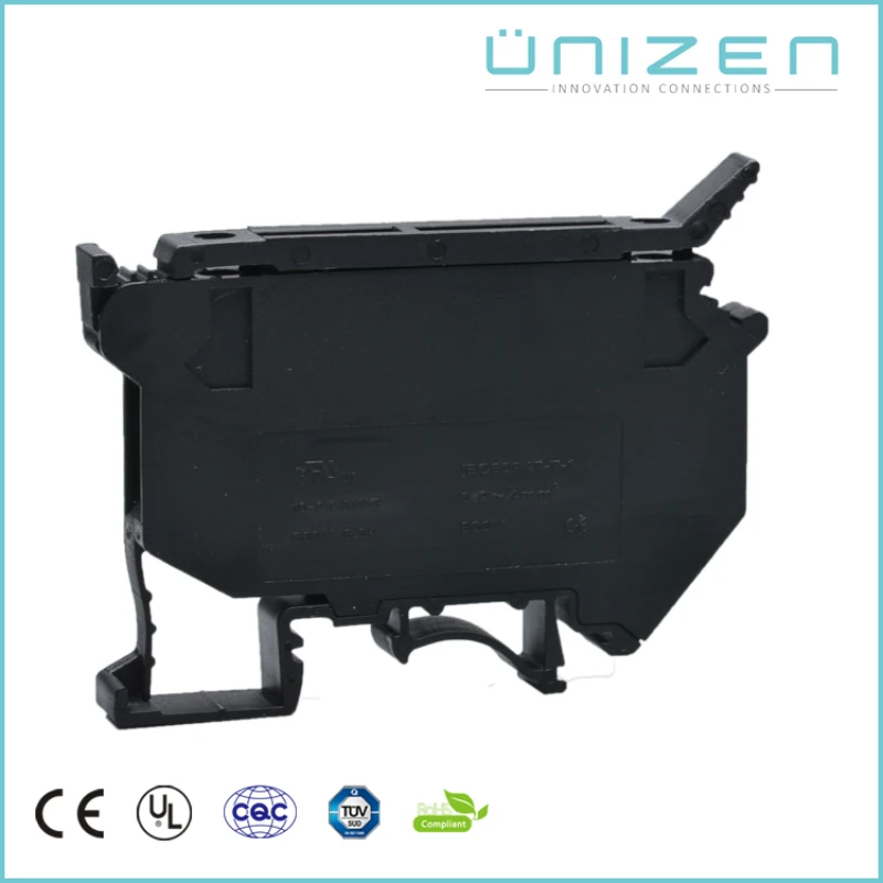 UNIZEN 30 шт. JUT1 4RD Клеммная колодка с винтовым предохранителем коннекторы 0 2 4 мм2 din