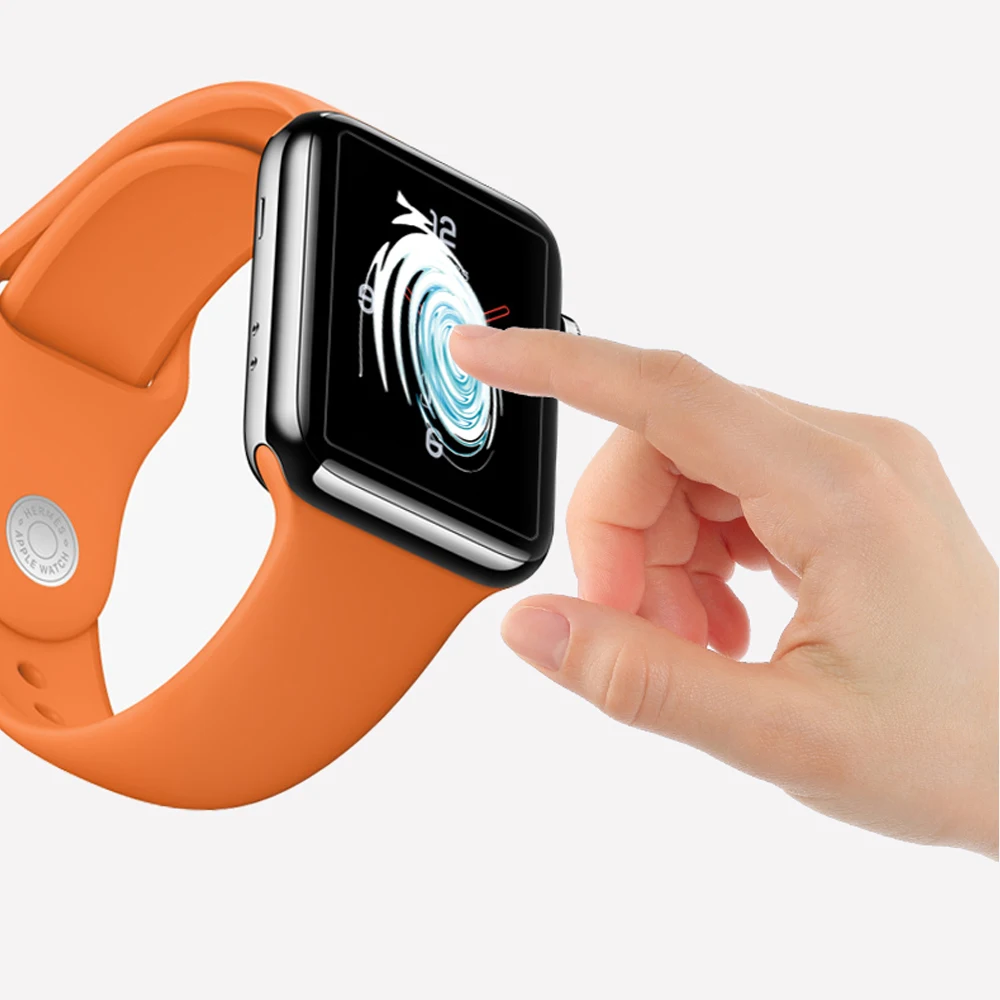 Закаленное стекло для Apple watch 3 iWatch band 42 мм 38 3D изогнутая Защитная пленка экрана 2 1