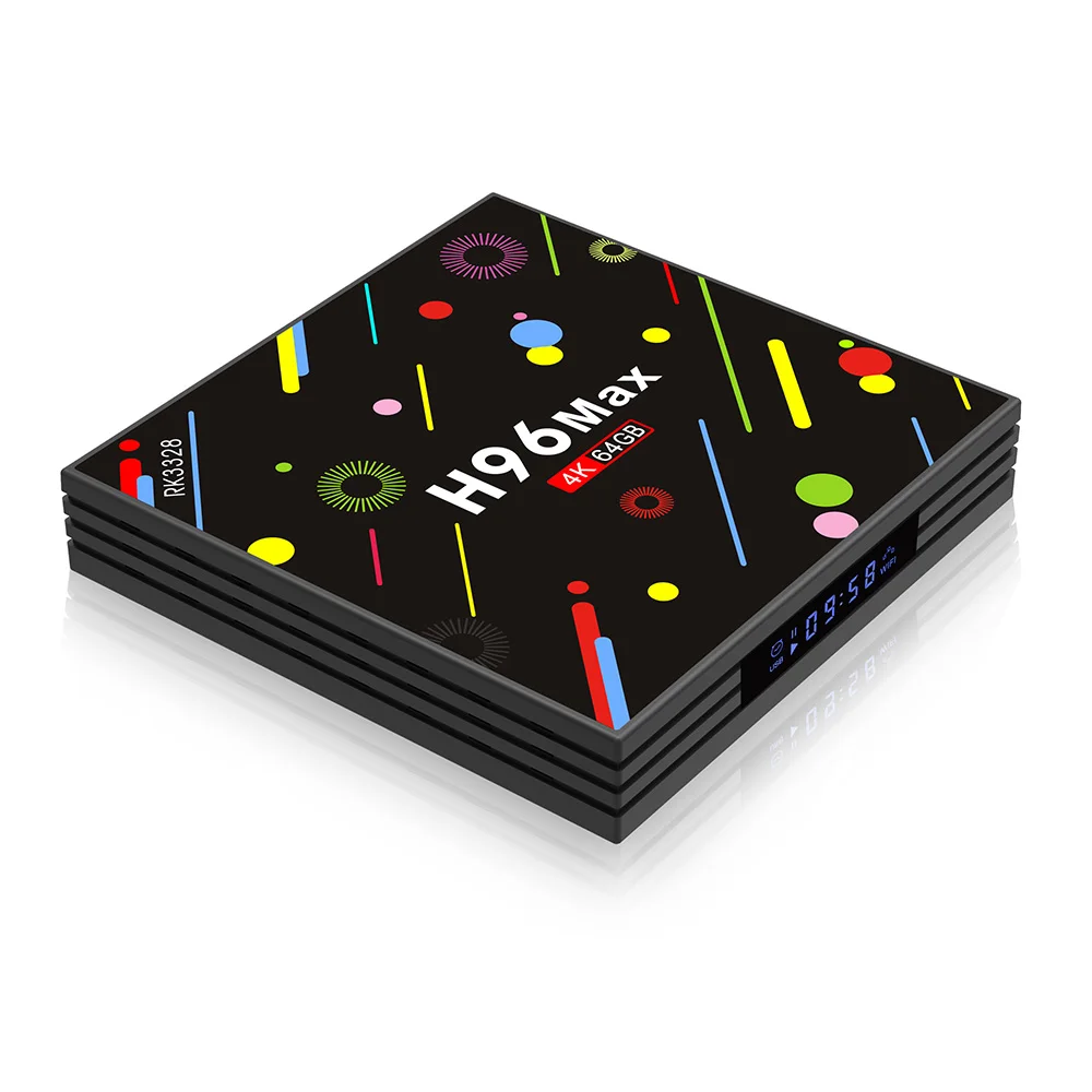 H96 MAX H2 Android 7 1 Smart TV Box 4 Гб RAM 64 ROM телеприставка RK3328 2 4G/5G WiFi 4K H.265 BT4.0 медиаплеер PK