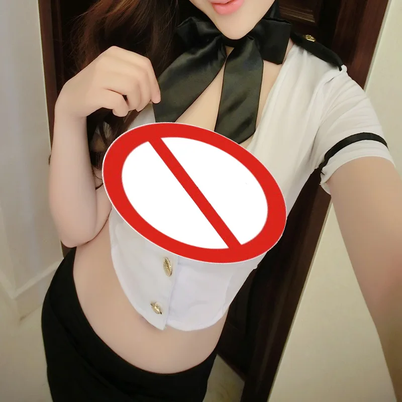 Новый сексуальное женское белье-Униформа Искушение одежда стюардессы Плотная