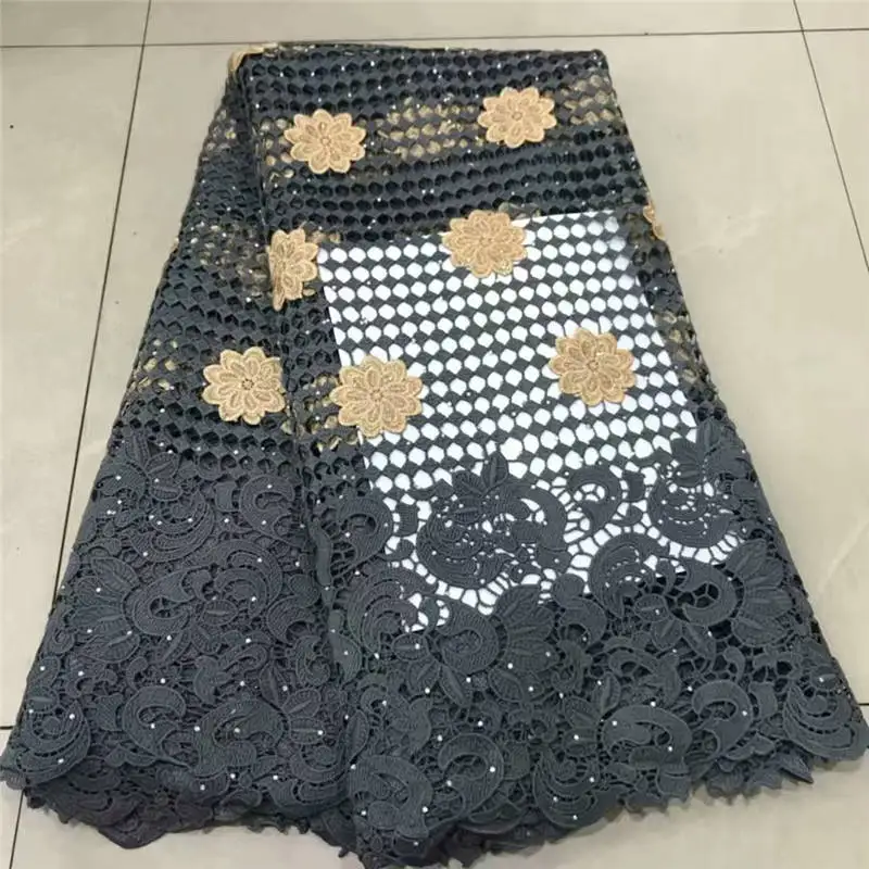 2019 новый дизайн в нигерийском стиле кружево ткань s последние камни сетки