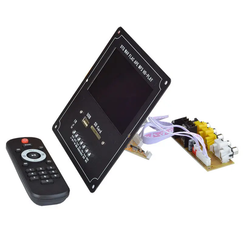LCD Цифровой Bluetooth 4 2 аудио видео декодер плата DTS FLAC APE MP3 MP4 MP5 плеер без потерь DAC для