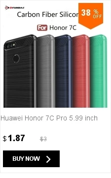 Для Coque huawei Honor 7C чехол на Honor 7C крышка Hforor Жесткий PC подставка силиконовая гибридная Броня задняя защита черный противоударный