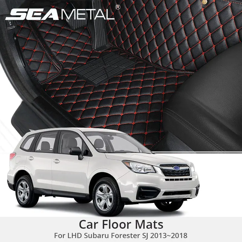 Для LHD Subaru Forester SJ 2018 2017 2016 2015 2014 автомобильные коврики на заказ для салона