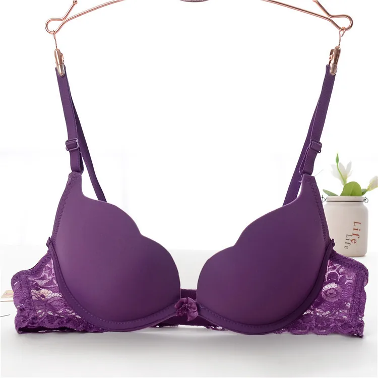 Женский кружевной бюстгальтер пуш ап с чашкой 3/4|push bra|push up brabra small |