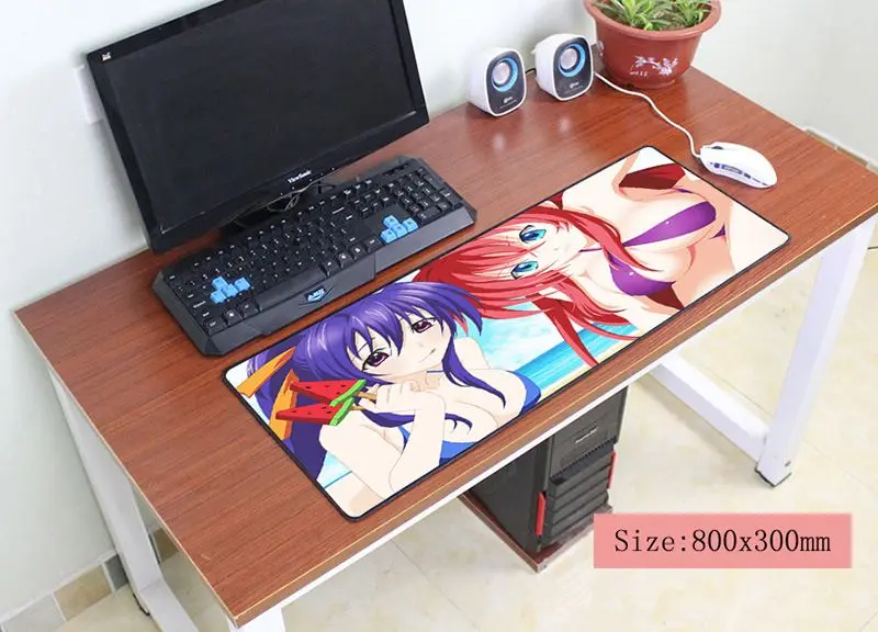 Коврик для мыши dxd для средней школы 800x300x3 мм, коврик для мыши, компьютерный коврик для мыши, большой игровой коврик для геймера, большой коврик для мыши с клавиатурой