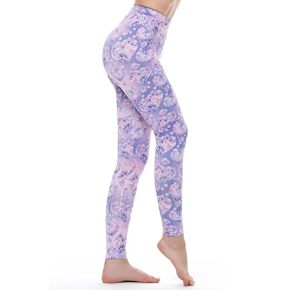 sexy legging Бренд KYKU, леггинсы с рисунком единорога, женские леггинсы, Леггинсы для фитнеса, сексуальные, высокая талия, пуш-ап, блестящие, с 3d принтом, радужные штаны, звезда, кошка, Пончики - Цвет: sexy legging