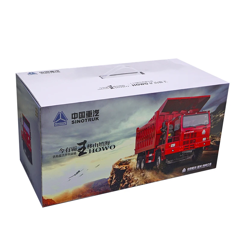 Коллекционная модель игрушки из сплава подарок 1:24 Масштаб SinoTruk HOWO 70 T сверхмощный карьерный самосвал строительные транспортные средства литье под давлением модель