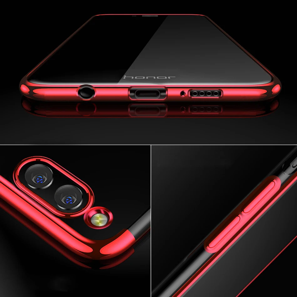 Покрытие прозрачный чехол для huawei P Smart case Slim Fit Прозрачный Силикон Ясно Мягкая