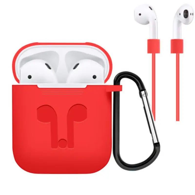 EKIND защитный чехол для Apple Airpods, силиконовый чехол для AirPods, чехол для зарядки, Бесплатный Шнур, гарнитура для Airpods, чехол