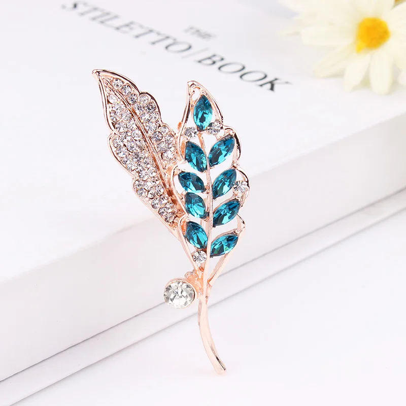 Брошь женская с кристаллами 6 цветов в наличии | Украшения и аксессуары