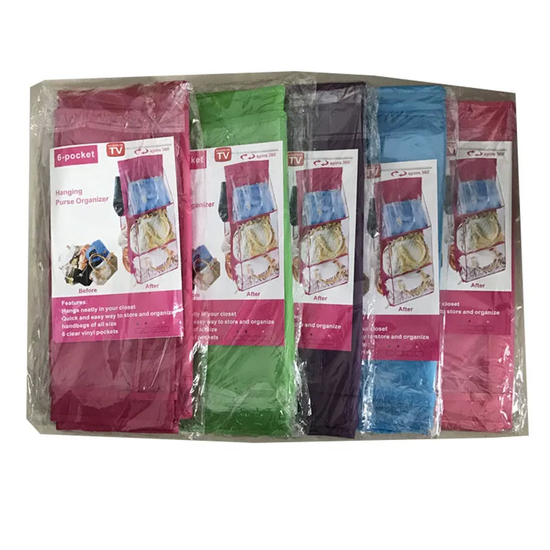 Family Organizer Backpack handbag Storage Bags Be Hanging Shoe Bag High Home Supplies 6 Pocket Closet Rack Hangers | Дом и сад