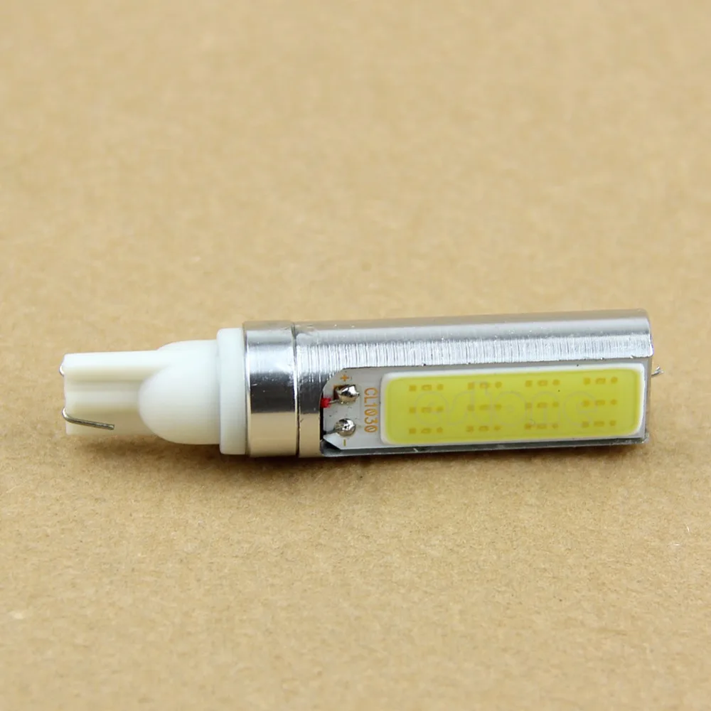 DC 12V T10 10W 194 168 W5W COB светодиодный супер белый светильник, запасная противотуманная Тормозная лампа, Новинка