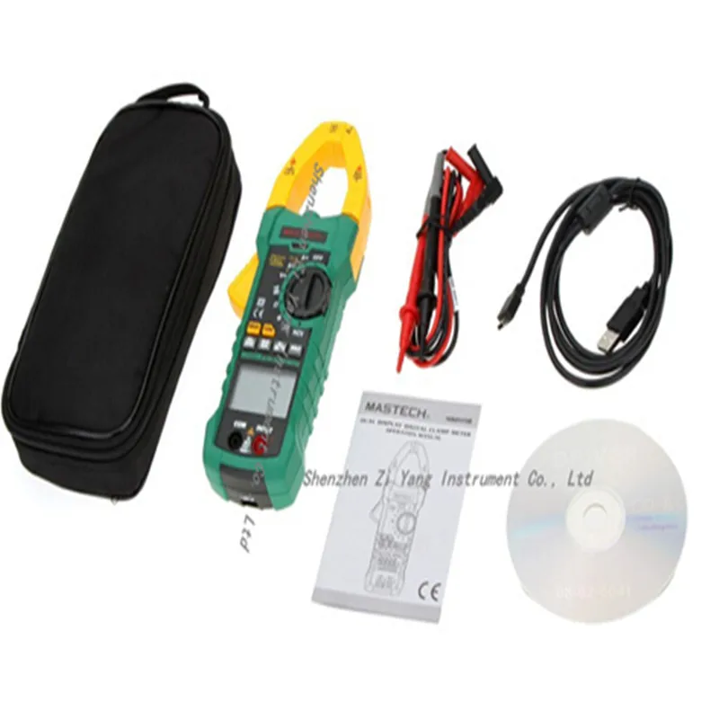 MASTECH MS2115B 6000 отсчетов цифровой AC/DC зажим метеос NCV True RMS Напряжение тестер