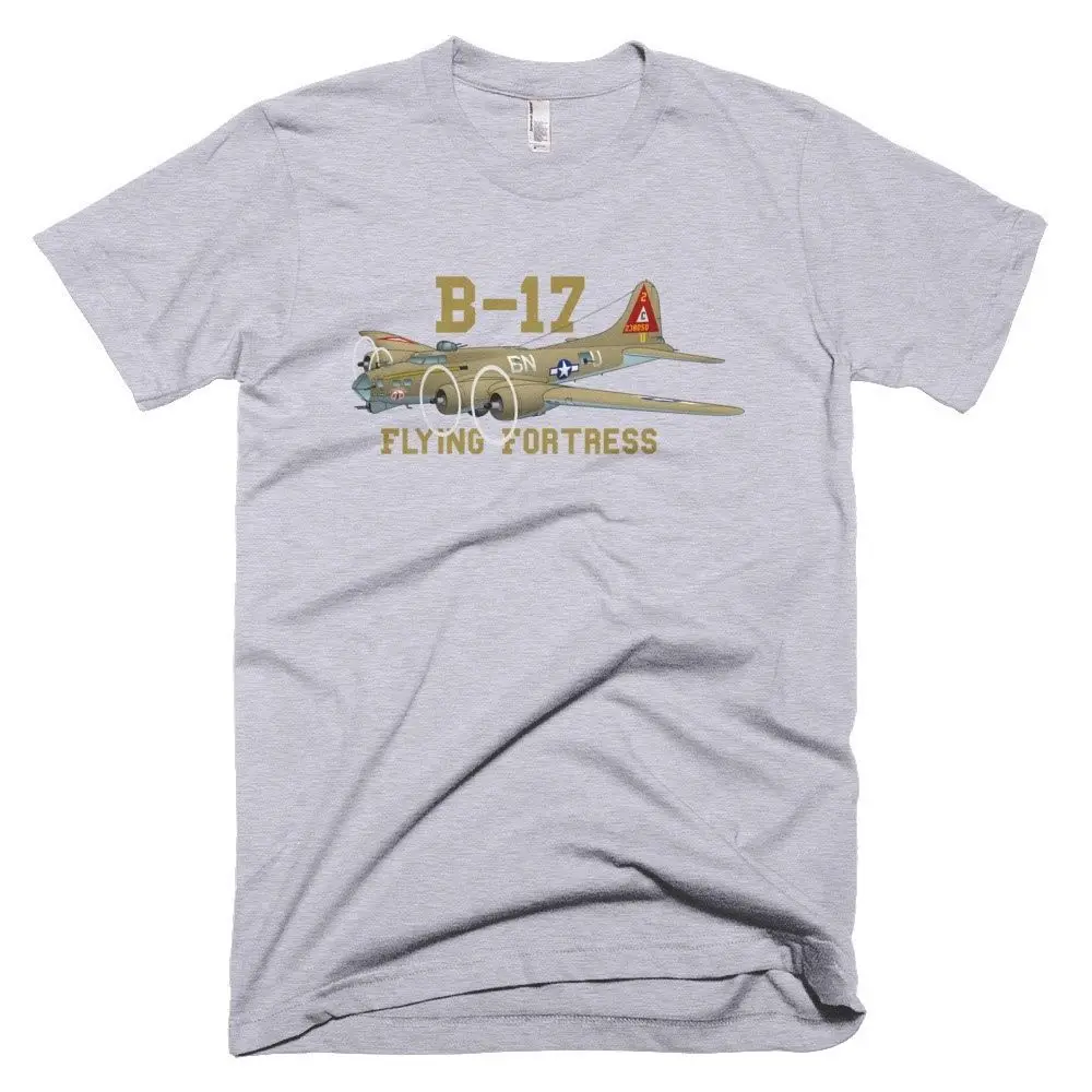 Летние шорты из хлопка с длинными рукавами футболка Boeing B-17 летающая крепость