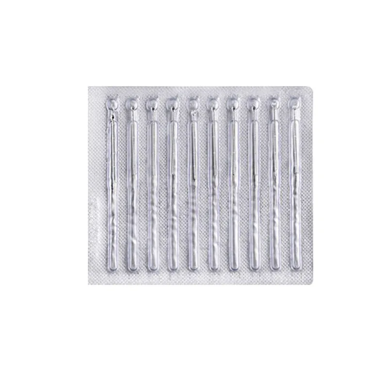 A bag needles Средство для удаления прыщей и прыщей, Лазерное перо, темное пятно для лица, моль, Verrugas, удаление веснушек, тату, игла, светильник, терапия, ручка, уход - Цвет: A bag needles