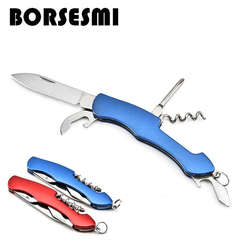 Горячая Распродажа 2 шт./лот нож для ключей из нержавеющей стали 5 функциональных