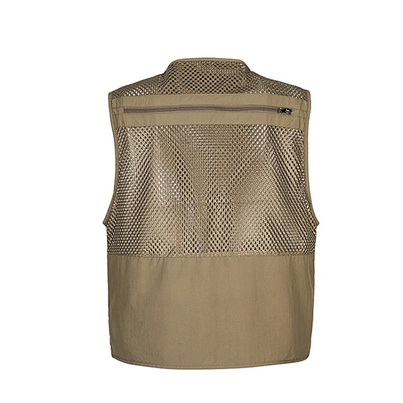 New Arrival Outdoor Fishing Vests Quick Dry Breathable Multi Pocket Mesh Jackets Photography Hiking Vest Army Green Fish | Спорт и