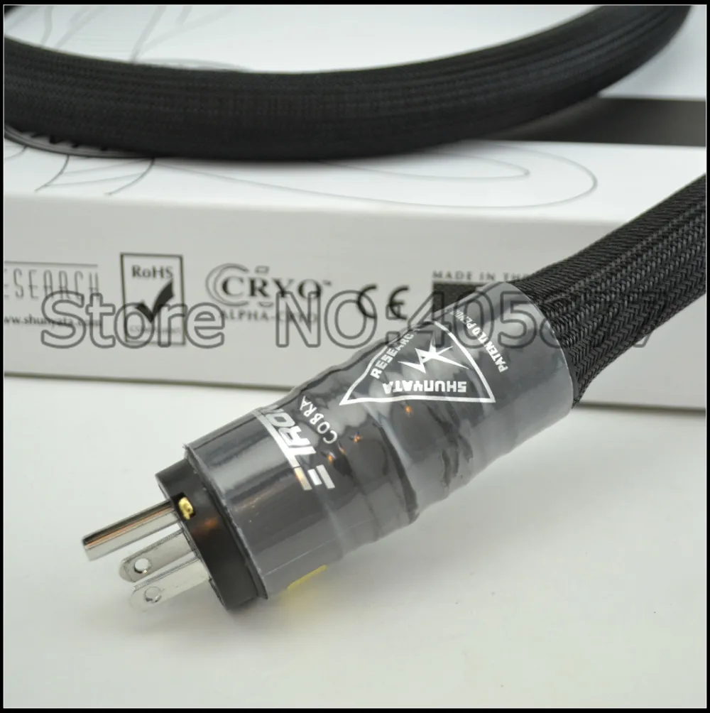 Высококачественный Кабель питания 2 м hifi кабель с оригинальной коробкой шнур