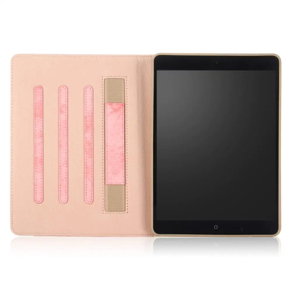 Модный чехол книжка с магнитной подставкой для iPad Air 2 кожаный ручкой из ТПУ умный