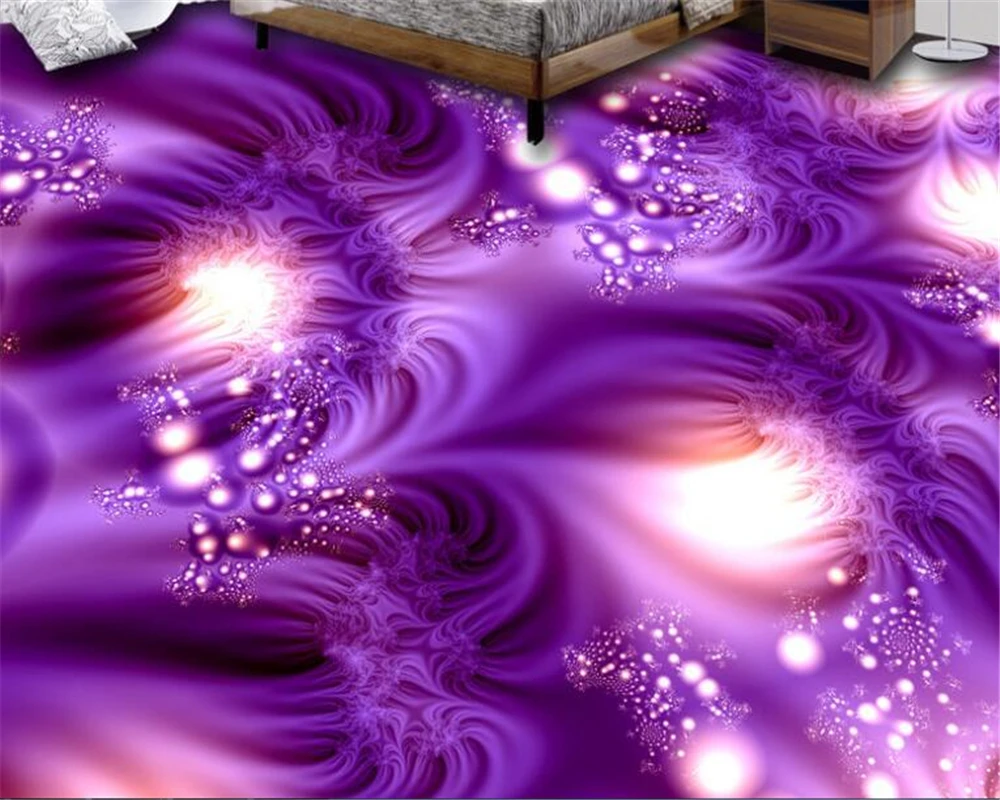 ПВХ самоклеющиеся обои на заказ абстрактный узор красивые фиолетовые 3D плитки 3d |