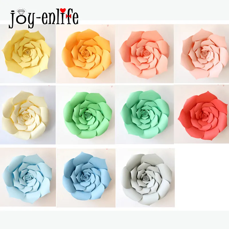 JOY ENLIFE свадебное украшение 2 шт. 20 см 3D Бумага цветы дети день рождения вечеринка