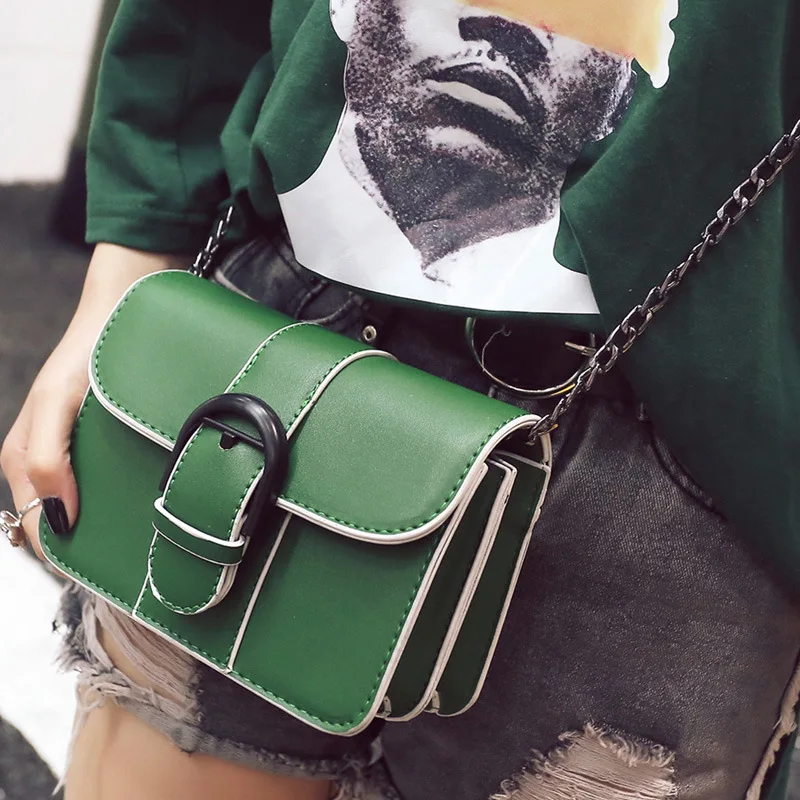 2017 мода новые подковы пряжки женский Британский ветер ретро небольшой площади