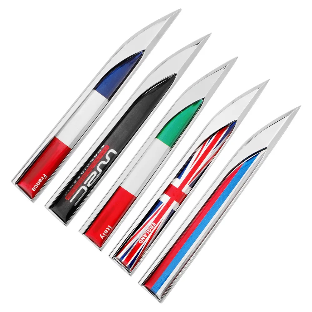 FORAUTO автостайлинг Италия Англия Франция Россия флаг автомобильная наклейка на