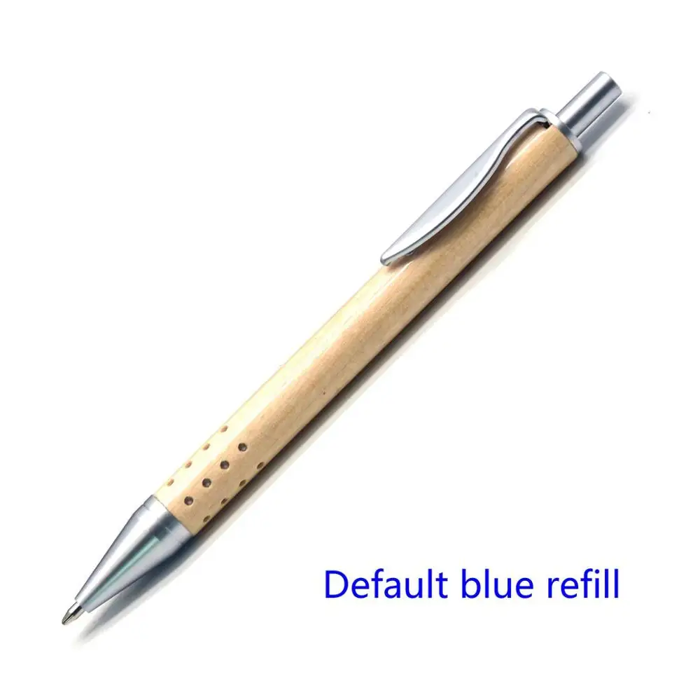 Pen - Blue ink CCCAGYA A204 новая деревянная шариковая ручка высокого качества для обучения офисным канцелярским товарам школьная подарочная ручка и гостиничная деловая письменная ручка - Цвет: Pen - Blue ink