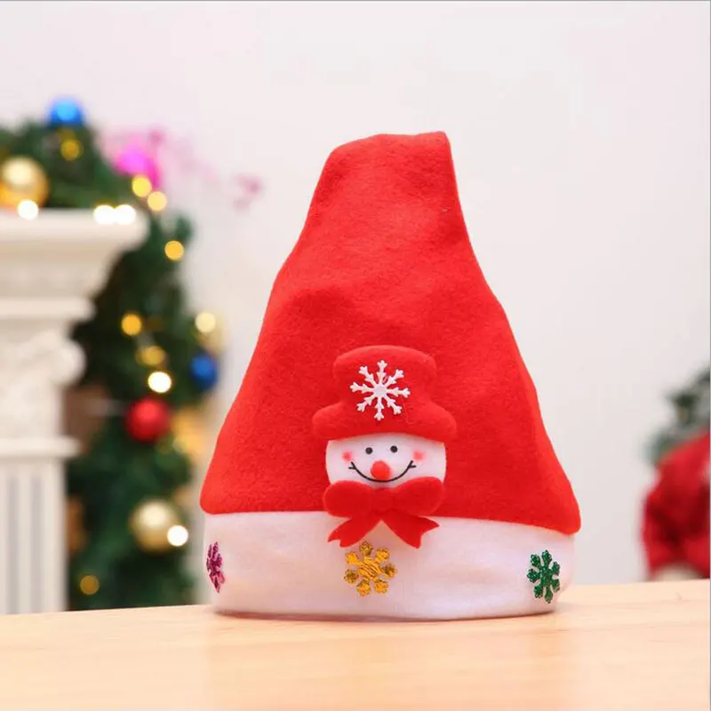 Multiple Xmas Hat Christmas Decoration For Home Supplies Santa Christmas Hats Children Adults Kids Cap For Christmas Party Props - Цвет: 4