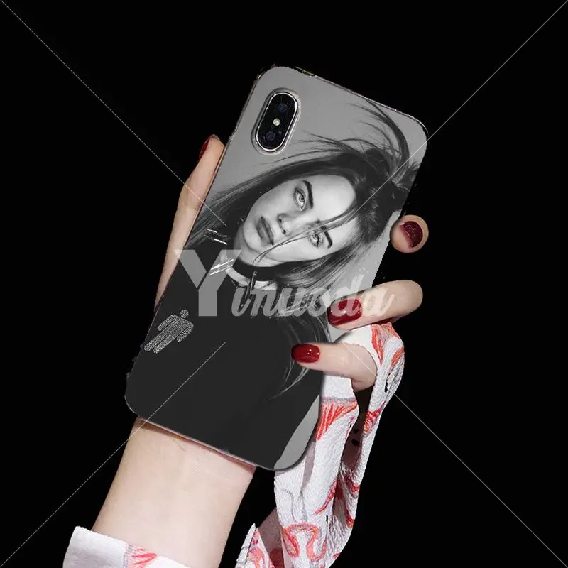 A4 Yinuoda Billie Eilish 13 девушка клиент высокое качество чехол для телефона для Apple iPhone 8 7 6 6S Plus X XS MAX 5 5S SE XR Чехол для мобильного телефона s - Цвет: A4