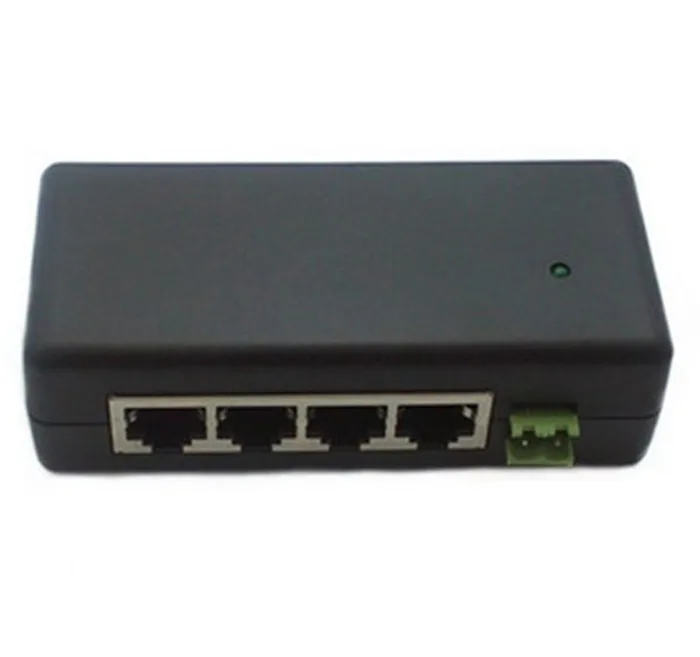 Новое поступление 4 порта LAN Пассивный модуль Power Over Ethernet инжектор постоянного
