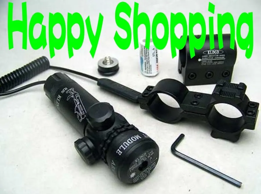 

Tactical Red laser dot sight outside adjusted for rifle scope black