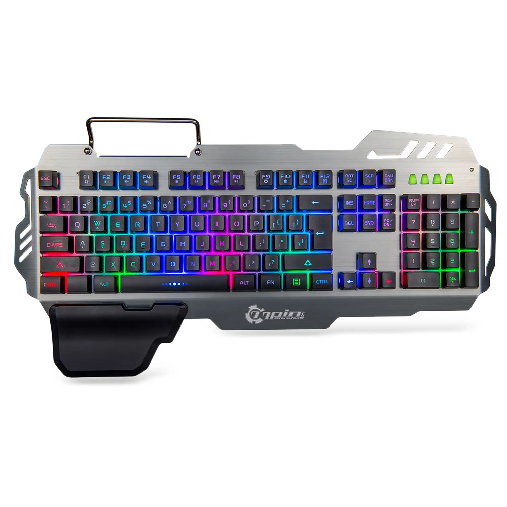 7pin PK900 игровая клавиатура с подсветкой механическая 104 клавиш 1 8 м кабель